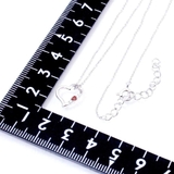 天然ダイヤモンドとアメジストのハート型ペンダント ネックレス 2月の誕生石 | アクセサリーショップPIENA | 詳細画像10