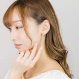 フープピアス レディース 横から見るとハート型 | アクセサリーショップPIENA | 詳細画像3