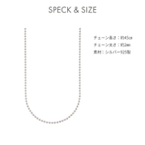 ネックレス レディース ボールチェーンのみ | アクセサリーショップPIENA | 詳細画像5