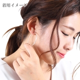 フープピアス レディース シルバー925 | アクセサリーショップPIENA | 詳細画像5