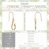 フィッシュフックピアス ハワイアンジュエリー レディース | アクセサリーショップPIENA | 詳細画像19