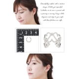 イヤーカフ レディース ラインストーン | アクセサリーショップPIENA | 詳細画像2 