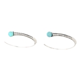 ハーフフープピアス レディース フェイクターコイズ | アクセサリーショップPIENA | 詳細画像11 