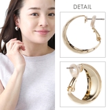 フープピアス レディース ダイヤカット | アクセサリーショップPIENA | 詳細画像5