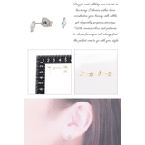 スタッドピアス レディース 楕円 | アクセサリーショップPIENA | 詳細画像2 