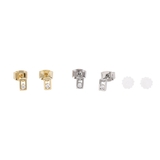 スタッドピアス レディース 長方形 | アクセサリーショップPIENA | 詳細画像11 