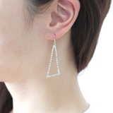 フックピアス レディース トライアングル | アクセサリーショップPIENA | 詳細画像2