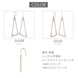 フックピアス レディース トライアングル | アクセサリーショップPIENA | 詳細画像6