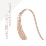 片耳用ハワイアンジュエリーフックピアス プランプピアス オーバル | アクセサリーショップPIENA | 詳細画像2