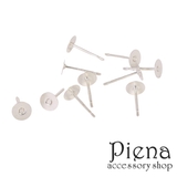 シルバー925 平皿ピアスポスト レディース | アクセサリーショップPIENA | 詳細画像1