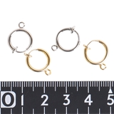 パイプ型イヤリングパーツ ノンホールピアス フープ | アクセサリーショップPIENA | 詳細画像7