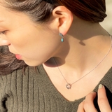 天然ダイヤとタンザナイト2連リングトップネックレス 12月の誕生石 ベビーリング… | アクセサリーショップPIENA | 詳細画像6
