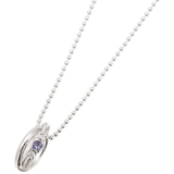 天然ダイヤとタンザナイト2連リングトップネックレス 12月の誕生石 ベビーリング… | アクセサリーショップPIENA | 詳細画像10