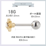 ボディピアス レディース メンズ | アクセサリーショップPIENA | 詳細画像9