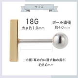 ボディピアス レディース サージカルステンレス316L | アクセサリーショップPIENA | 詳細画像9