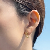 2本ラインのフープ ノンアレルギーピアス 3 | アクセサリーショップPIENA | 詳細画像7