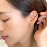 2本ラインのフープ ノンアレルギーピアス 3 | アクセサリーショップPIENA | 詳細画像9