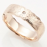 ハワイアンジュエリースクロールリング ピンクゴールド サージカルステンレス製 | アクセサリーショップPIENA | 詳細画像8 