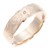 ハワイアンジュエリースクロールリング ピンクゴールド サージカルステンレス製 | アクセサリーショップPIENA | 詳細画像9 