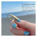 プランプピアス フックピアス レディース | アクセサリーショップPIENA | 詳細画像5