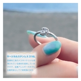 リング レディース サージカルステンレス316L | アクセサリーショップPIENA | 詳細画像5 