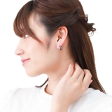 フープピアス レディース サージカルステンレス製 | アクセサリーショップPIENA | 詳細画像4