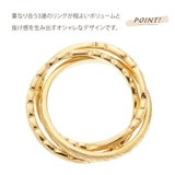 3連リング レディース メンズ | アクセサリーショップPIENA | 詳細画像3