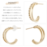 ピアス レディース K18ポスト | アクセサリーショップPIENA | 詳細画像3