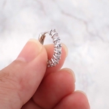 キュービックジルコニアが煌くミニフープピアス フープピアス スナップピアス | アクセサリーショップPIENA | 詳細画像6