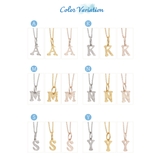 イニシャルネックレス ハワイアンジュエリー サージカルステンレス製 | アクセサリーショップPIENA | 詳細画像2 