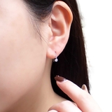 フックピアス レディース プラチナ900製ポスト | アクセサリーショップPIENA | 詳細画像3 