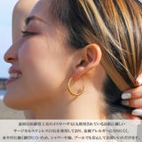 フープピアス レディース サージカルステンレス316L | アクセサリーショップPIENA | 詳細画像7 