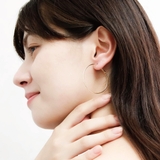 フープピアス レディース サージカルステンレス製ポスト | アクセサリーショップPIENA | 詳細画像6 