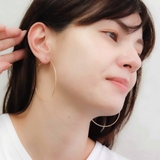 フープピアス レディース サージカルステンレス製ポスト | アクセサリーショップPIENA | 詳細画像6