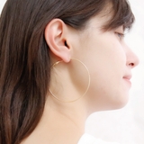 フープピアス レディース サージカルステンレス製ポスト | アクセサリーショップPIENA | 詳細画像7
