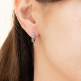 ピアス フープ パヴェ | アクセサリーショップPIENA | 詳細画像8 