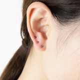 ピアス レディース シンプルなカラフルラインストーンの | アクセサリーショップPIENA | 詳細画像4