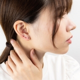 ピアス レディース シンプルなカラフルラインストーンの | アクセサリーショップPIENA | 詳細画像5