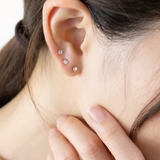 ピアス レディース セットストーンブリリアントカットストーンの3ペア | アクセサリーショップPIENA | 詳細画像5