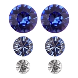 ピアス レディース ラインストーン3サイズ6個セット低金属アレルギー | アクセサリーショップPIENA | 詳細画像11