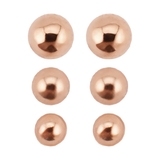 4つのカラーバリエーションと3種類の大きさ 使いやすいボールピアスのセット ノン… | アクセサリーショップPIENA | 詳細画像11 