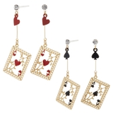 ピアス レディース ポリプロピレン樹脂ポストハートとスペードのトランプ | アクセサリーショップPIENA | 詳細画像12 