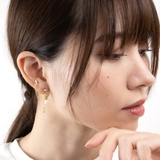 2ホールピアス 片耳用 フリンジスタッドピアス | アクセサリーショップPIENA | 詳細画像6