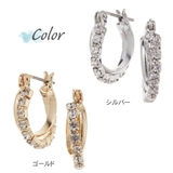 フープピアス レディース チタンポスト | アクセサリーショップPIENA | 詳細画像2 