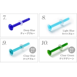 ガラスピアス 同色5本セット 18G | アクセサリーショップPIENA | 詳細画像8