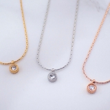 ネックレス サージカルステンレス ラウンドカット | アクセサリーショップPIENA | 詳細画像9 