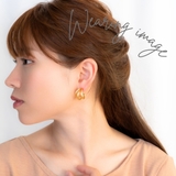 ピアス ハーフフープピアス ツイスト | アクセサリーショップPIENA | 詳細画像5 