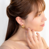 ピアス ハーフフープピアス ツイスト | アクセサリーショップPIENA | 詳細画像7 