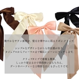 ロング リボン ヘアクリップ | アクセサリーショップPIENA | 詳細画像3 
