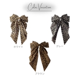 リボン バレッタ レオパード柄 | アクセサリーショップPIENA | 詳細画像2 